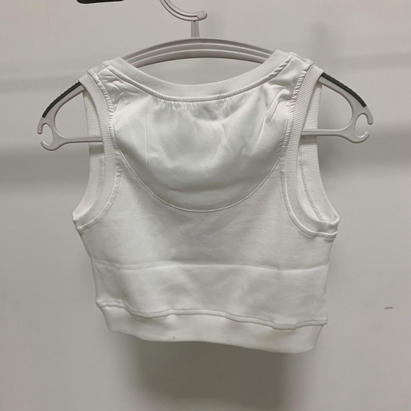 Loewe White Tank Top with Logo Detail - Picture 2 of 6